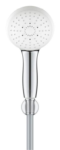 Grohe Tempesta 110 Wandhalterset mit Brauseschlauch 150cm, 3 Strahlarten, wassersparend, chrom