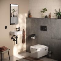 Vorschau: Hansgrohe EluPura Original Q Wand-WC Set mit SoftClose WC-Sitz, weiß