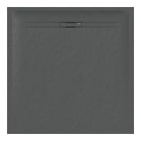 Geberit Sestra quadratische Duschwanne 800x800 mm graphit