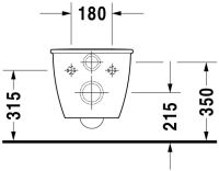 Vorschau: Duravit Darling New Wand-WC 48,5x36,5cm rund weiß 2549090000