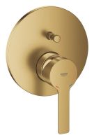 Vorschau: Grohe Lineare Einhand-Wannenbatterie, cool sunrise gebürstet 24064GN1