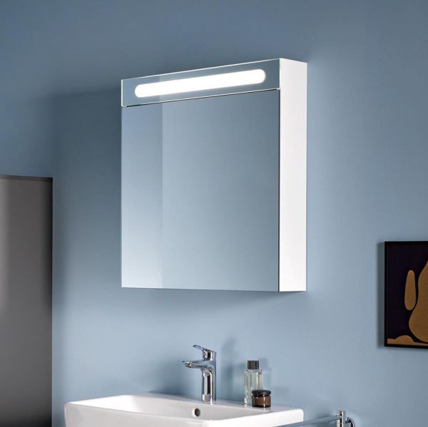 Duravit No.1 Badmöbel-Set 60cm mit Waschtisch, Spiegelschrank, 1 Auszug und Innenschublade