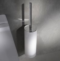Vorschau: Keuco Edition 400 Toilettenbürstengarnitur für Wandmontage, mit Echtkristalleinsatz