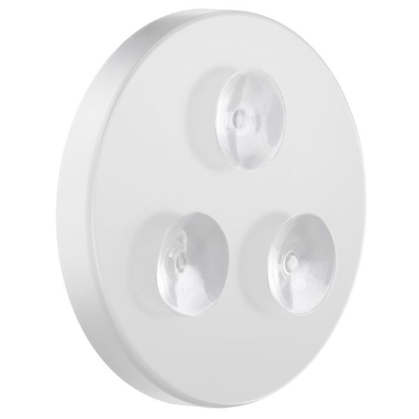 Smedbo Outline Lite LED-Kosmetikspiegel mit Saugknäpfen, weiß