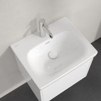 Villeroy&Boch Skyla Waschtisch 55x44,5cm mit Hahnloch und Überlauf, weiß 5A515501 