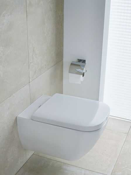 Duravit Happy D.2 Wand-WC 54x36,5cm, eckig, HygieneGlaze, weiß 2221092000