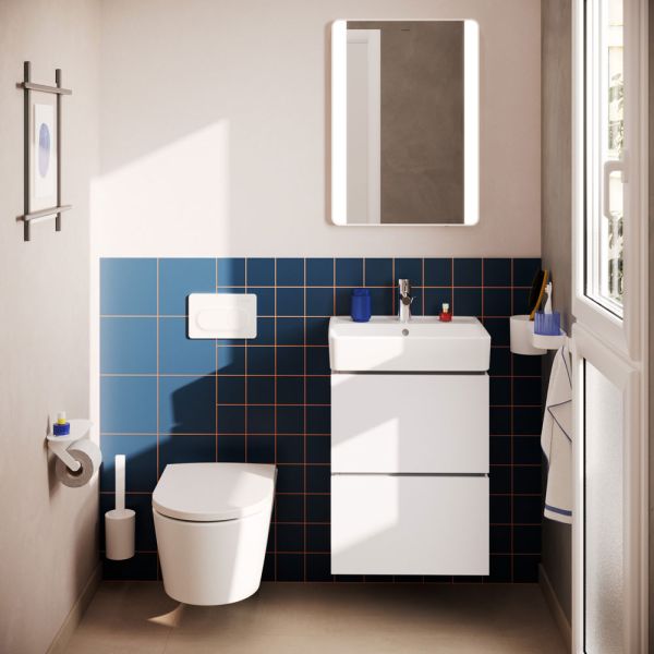 hansgrohe Xilesa E Unterschrank 48x38cm für Handwaschbecken, 2 Schubkästen mit Push-Open