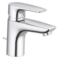 Kludi Pure&Solid Waschtisch-Einhandmischer 75 Niederdruck mit Ablaufgarnitur, chrom 342760575