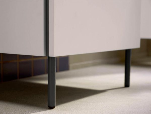 hansgrohe Xilesa E Möbelfüße 14,5x2cm, 2 Stück, schiefergrau matt