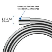 Vorschau: Duravit Brauseschlauch 1,60m, chrom