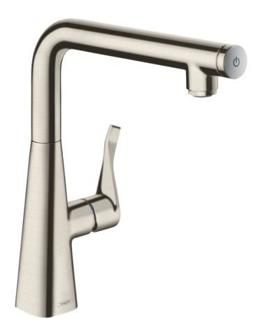 Hansgrohe Metris Select Einhebel-Küchenmischer 260, edelstahl finish