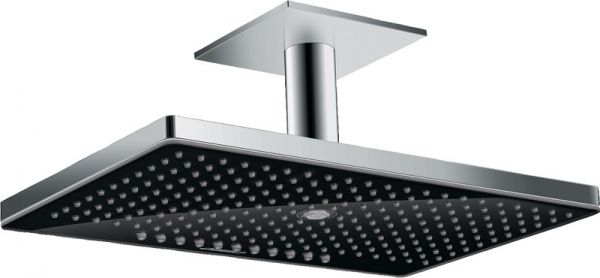 Hansgrohe Rainmaker Select 460 3jet Kopfbrause mit Deckenanschluss 100cm, schwarz/chrom