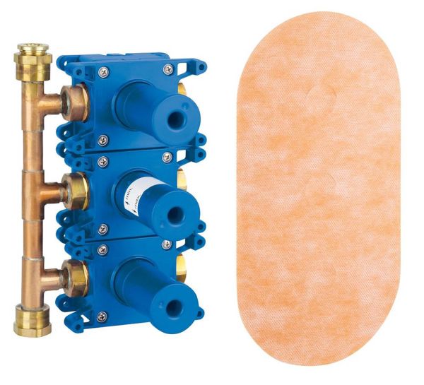 Grohe Rapido C Rohbauset für 3-fach Unterputzventil Fertigmontageset
