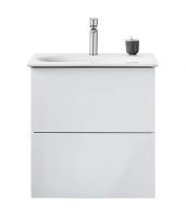 Vorschau: Burgbad Essence Waschtischunterschrank passend zu Grohe Essence 3956800H, 2 Auszüge, 58cm WWIK05TF3870