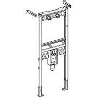 Vorschau: Geberit Duofix Element für Waschtisch, 130 cm, AP-Wandarmatur, mit UP-Siphon