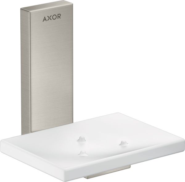 Axor Universal Rectangular Seifenschale, stainless steel optic 42605800