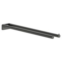 hansgrohe AddStoris S Handtuchhalter zweiarmig, brushed black chrome 41787340