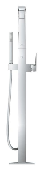 Grohe Allure Brilliant Wannenarmatur freistehend mit Vanilla Noir Ceasarstone Einlagen