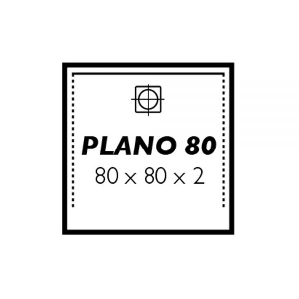 Polypex PLANO 80 Duschwanne 80x80x2cm