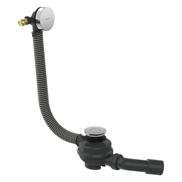 hansgrohe Flexaplus Komplettset Ab- und Überlaufgarnitur für Badewanne, chrom 58154000