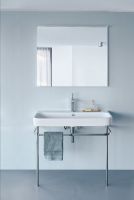 Vorschau: Duravit Happy D.2 Waschtisch rechteckig 100x50,5cm, mit Hahnloch und Überlauf, WonderGliss, weiß 23181000001