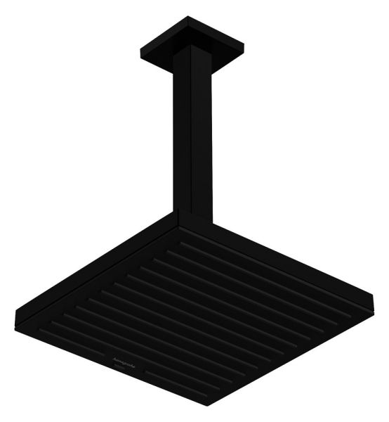 hansgrohe Deckenanschluss E 30cm, schwarz matt