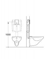 Vorschau: Grohe Tectron Skate Infrarot-Elektronik für WC-Spülkasten, Wandeinbau 230V, edelstahl