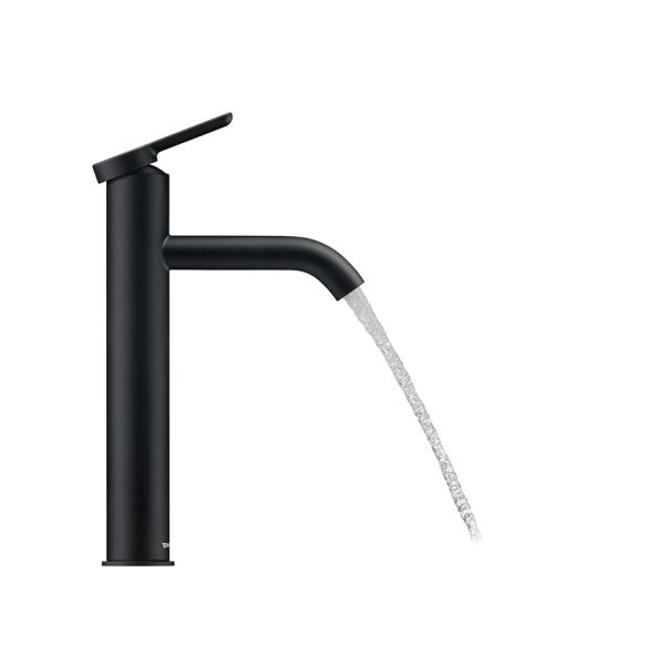 Duravit C.1 Waschtischarmatur L für Aufsatzbecken, schwarz matt