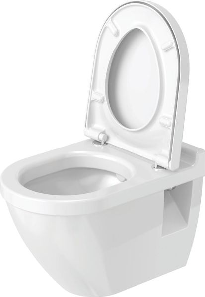 Duravit Starck 3 Wand-WC 54x36,5cm, oval, HygieneGlaze, weiß