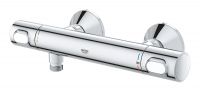 Vorschau: Grohe Precision Flow Thermostatbatterie mit Brausegarnitur 90cm, chrom