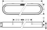 Vorschau: Hansgrohe WallStoris Handtuchhalter, weiß matt 27926700