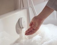 Vorschau: hansgrohe Exafill Fertigset Wanneneinlauf, Ablauf- und Überlaufgarnitur, weiß matt/weiß glanz 