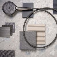 Vorschau: hansgrohe Rainfinity Duschkopf 130, 3 Strahlarten, wassersparend, brushed black chrome