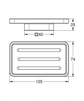 Vorschau: Grohe Selection Cube Seifenschale