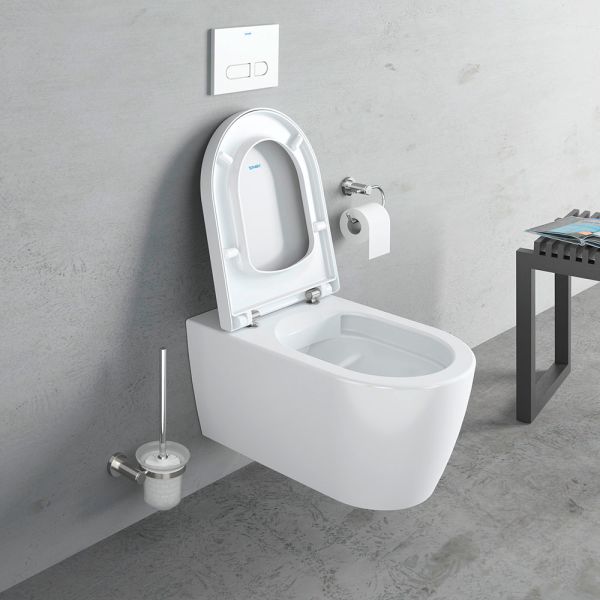 Duravit ME by Starck Wand-WC 57x36cm, eckig weiß 25290900001