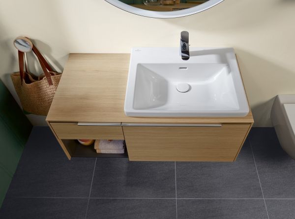 Villeroy&Boch Subway 3.0 Schrankwaschtisch 60x47cm 1 Hahnloch mit Überlauf_1