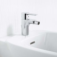 Vorschau: Hansa Hansaligna Bidet-Einlochbatterie, für Sitzwaschbecken, chrom 06063203