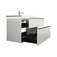 Vorschau: Burgbad Eqio Keramik-Waschtisch 103cm mit Unterschrank & LED-Beleuchtung