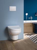 Vorschau: Duravit No.1 Wand-WC 54x36,5cm oval, HygieneGlaze, rimless, weiß 2562092000