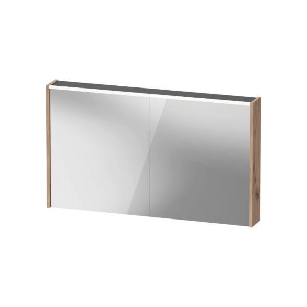Duravit D-Code 2.0 LED-Spiegelschrank, eiche marmoriert DC7108055550000