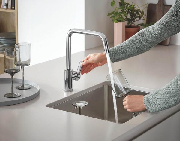 Grohe Start Küchen-Wasserhahn Niederdruck, chrom