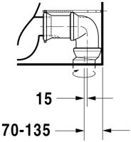 Vorschau: Duravit DuraStyle Stand-WC für Kombination, Tiefspüler 37x70cm, HygieneGlaze, weiß