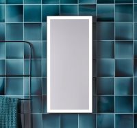 Vorschau: Alape Spiegel 37,5x80cm, 4-seitiges LED-Licht, mattschwarz pulverbeschichtet SP.FR375.S1