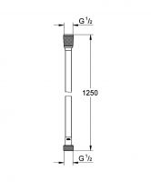 Vorschau: Grohe Professional/Silverflex Brauseschlauch 1,25m, supersteel