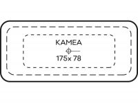Vorschau: Polypex KAMEA freistehende-Badewanne 175x78cm, weiß