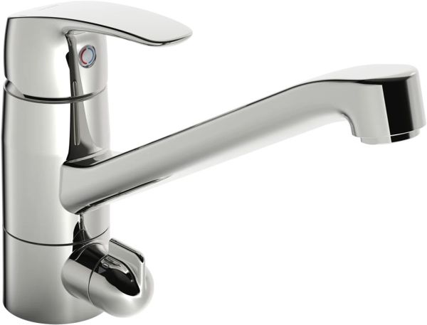 Hansa Hansapinto Spültisch-Einhand-Einlochbatterie, mit Geräteabsperrventil, chrom 45202293