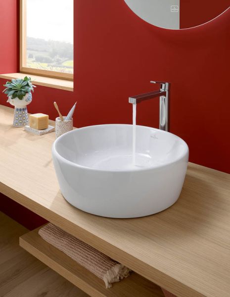 Villeroy&Boch Architectura Einhebel-Waschtischarmatur erhöht für Waschschüsseln, chrom