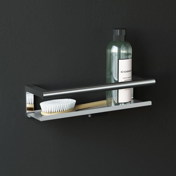 Cosmic Architect S+ Seifenkorb mit Duschabzieher 35cm, chrom WJC235A0048001, 2350148