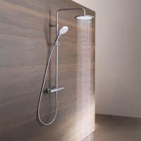 Kludi Freshline Thermostat Dual Shower System für Wandmontage, chrom 6709205-00