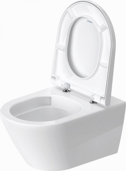 Duravit D-Neo Wand-WC Set mit WC-Sitz, Rimless, weiß